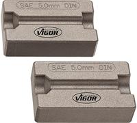 Vigor Paire de mâchoires pour Dudgeonnière V1728 V2551, 1 pièce