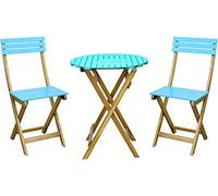 Vigor Paride Table chaises, bleu