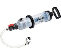 VIGOR Pompe de remplissage à pression V4368, manuelle, pour remplissage d'huile de boîte de vitesses, avec pression de ressort, robinet d'arrêt, raccord 10 mm