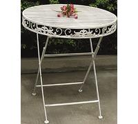 Vigor Table Fer forgé Blanc