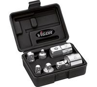 Set d'adaptateurs de douille Vigor V1293 Propulseur 1/4\ (6.3 mm), 3/8\ (10 mm), 1/2\ (12.5 mm), 3/4\ (20 mm)