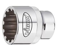 Douille 12 pans extérieurs 13 mm Longueur: 25 mm Vigor V1986 Propulseur: 1/4\ (6.3 mm) 1 pc(s)