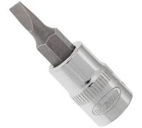 VIGOR VIGOR Embout tournevis carré intérieur 6,3 mm 1/4" fente V2427N, 38 mm Quantité:1
