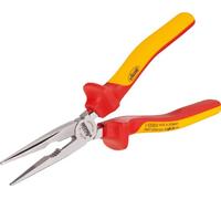 Vigor V2630 VDE Pince plate à becs ronds droite 200 mm