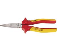 Vigor V2630 VDE Pince plate à becs ronds droite 200 mm