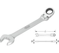 Vigor V2813 Clé mixte à cliquet Ouverture de clé (métrique) 17 mm