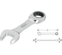 Vigor Blinky Clé mixte à cliquet V2824 10 mm (métrique)