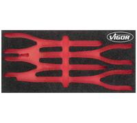 Vigor V4995-L V4995-L Insert en mousse (L x l) 393 mm x 188 mm