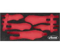 Vigor V5004-L V5004-L Insert en mousse (L x l) 393 mm x 188 mm