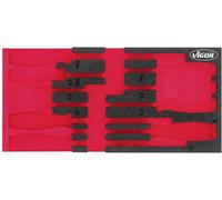 Vigor V5068-L V5068-L Insert en mousse (L x l) 393 mm x 188 mm