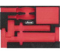 Vigor V5085-L V5085-L Insert en mousse (L x l) 393 mm x 282 mm