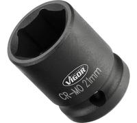Vigor V5550S-21 6 pans extérieurs Douille à choc 21 mm 1/2 (12.5 mm)