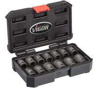 Vigor Jeu de douilles à choc 1/2\ (12.5 mm) 13 pièces V5550S