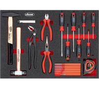 VIGOR V5634N Jeu de marteaux, de pinces et de tournevis ∙563 mm x 393 mm x 35 mm