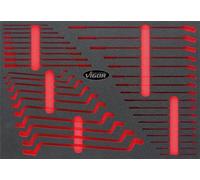 VIGOR V6643-L Cuvette en mousse souple ∙ vide ∙ 563 mm x 393 mm x 35 mm