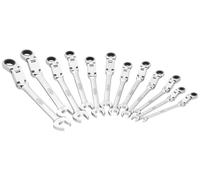 Vigor V6752/12 V6752/12 Clé mixte à cliquet annulaire à articulation Ouverture de clé (métrique) 8 - 19 mm