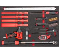 VIGOR V6812 Outil pour pneus / roues ∙563 mm x 393 mm x 35 mm ∙ Nombre d'outils : 13