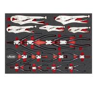 Vigor V6816N Jeu de pinces 17 pièces