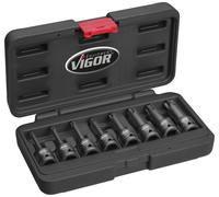 Vigor V7017 Set d'embouts pour perceuse à percussion V7017