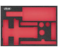 VIGOR V7265-L Cuvette en mousse souple ∙ vide ∙393 mm x 282 mm x 35 mm