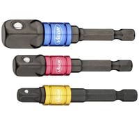 Vigor Blinky – Jeu d'adaptateurs de douilles V7603/3 – 6,3 mm – 3 pièces