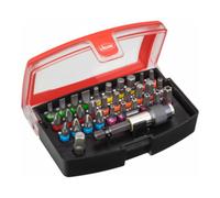 Vigor Blinky Boîte d'embouts V5019 – Hexagonal 6,3 (1/4 pouce), fente, PH, PZ, TX – 32 outils