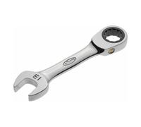 Vigor Clé à cliquet V2827 – Modèle court, ouverture 13 mm, longueur 110 mm, chrome