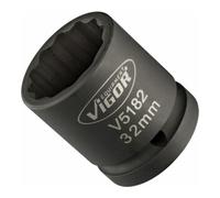 VIGOR VIGOR Douille à carré creux 20 mm (3/4") à profil double hexagonal 32, longueur 50 mm V5182 Quantité:1