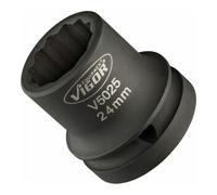 VIGOR VIGOR Douille à carré creux 20 mm (3/4") Profil double hexagonal 24 mm, longueur 44 mm V5025 Quantité:1