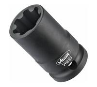 VIGOR VIGOR Douille à cliquet V6633 Carré (1/2 pouce) Profil rainuré Quantité:1