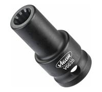 VIGOR VIGOR Douille à cliquet V6635 Carré (1/2 pouce) Profil rainuré Quantité:1