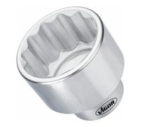VIGOR VIGOR Douille à double hexagone 1 pouce, carré creux 25 mm, profil XZN V3376N, 80 mm Quantité:1