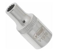 VIGOR VIGOR Douille à empreinte multiprofil carré creux 6,3 mm (1/4") V1976, L 25 mm Quantité:1