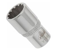 VIGOR VIGOR Douille à empreinte multiprofil carré creux 6,3 mm (1/4") V1982, L totale 25 mm Quantité:1