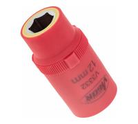 VIGOR VIGOR Douille à prise carrée intérieure 12,5 mm (1/2") VDE, profil hexagonal extérieur, V3332, longueur totale 55 mm Quantité:1