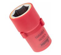 VIGOR VIGOR Douille d’entraînement carré 12,5 mm = 1/2 pouce VDE, profil hexagonal extérieur 19 mm, longueur totale 55 mm V3336 Quantité:1