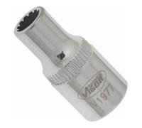 VIGOR VIGOR Douille multiprofil à entraînement carré 6,3 mm (1/4"), longueur 25 mm V1977 Quantité:1