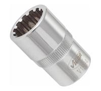 VIGOR VIGOR Douille multiprofil V1994 carré creux 12,5 mm (1/2 pouce) 16 mm longueur totale : 38,1 mm Quantité:1