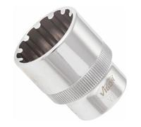 VIGOR VIGOR Douille multiprofil V2001 carré creux 12,5 mm (1/2 pouce) 24, longueur totale : 40 mm Quantité:1