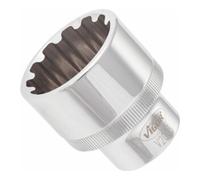 VIGOR VIGOR Douille multiprofil V2003 carré creux 12,5 mm (1/2 pouce) 30 longueur totale : 45 mm Quantité:1