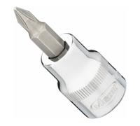 VIGOR VIGOR Embout tournevis 3/8" à carré creux 10 mm, profil cruciforme PH1, 49 mm Quantité:1