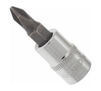 VIGOR VIGOR Embout tournevis à empreinte cruciforme PH1, carré creux 6,3 mm (1/4"), L 38 mm V2436N Quantité:1