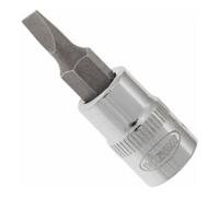 VIGOR VIGOR Embout tournevis carré intérieur 6,3 mm 1/4" fente V2427N, 38 mm Quantité:1