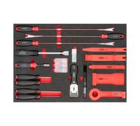 VIGOR VIGOR Ensemble de marteau, burin et chasse-goupille V6818, 41 pièces Quantité:1