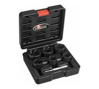 VIGOR VIGOR Ensemble d'extracteurs à rainure hélicoïdale intérieur carré 12,5 mm (1/2 pouce), 7 outils V3741 Quantité:1