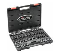 VIGOR VIGOR Jeu d’embouts tournevis 3/8" à six pans creux intérieur V6019, carré intérieur 10 Quantité:1