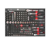 VIGOR VIGOR Jeu de clés à douille V6821, 165 outils Quantité:1