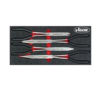 VIGOR VIGOR Jeu de pinces à double articulation V4995, 4 pièces Quantité:1