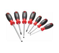 VIGOR VIGOR Jeu de tournevis V1637, fente et cruciforme PH 0,6 x 3 - 1,2 x 6,5 PH0 - PH2, 7 pièces Quantité:1