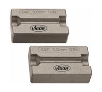 VIGOR VIGOR Paire de mors pour appareil à évaser V1728 V2551 Quantité:1